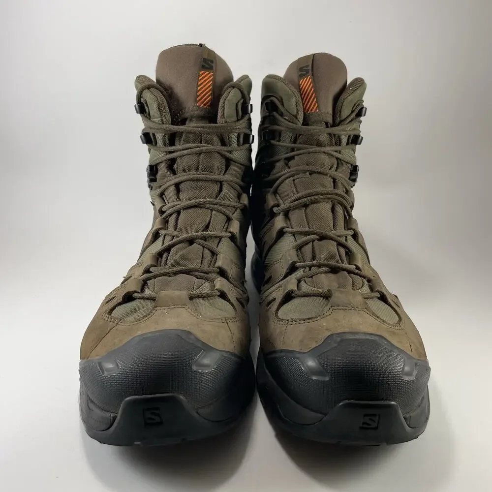Salomon Quest Tracker GORE-TEX Brown Boots Mens Size 14 Backpacking Trail Shoe